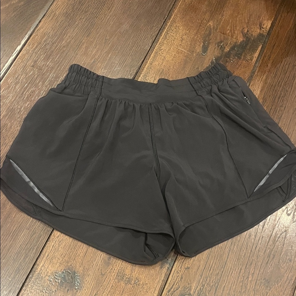 lululemon athletica Black Hotty Hot shorts